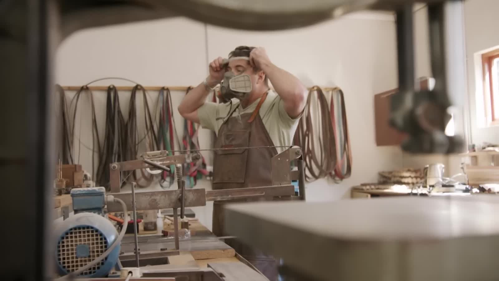 Anton Kock in his Melkbosstrand workshop